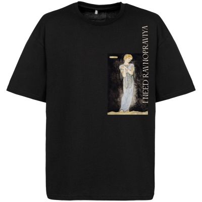 Футболка оверсайз I Need Ravnopraviya, черная-3