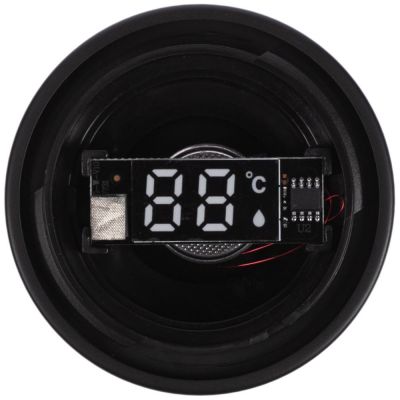 Смарт-бутылка с заменяемой батарейкой Long Therm, черная-9