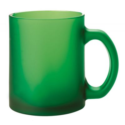 Кружка Foggy матовая, зеленая-0