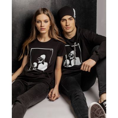 Футболка женская «Леон», черная-2