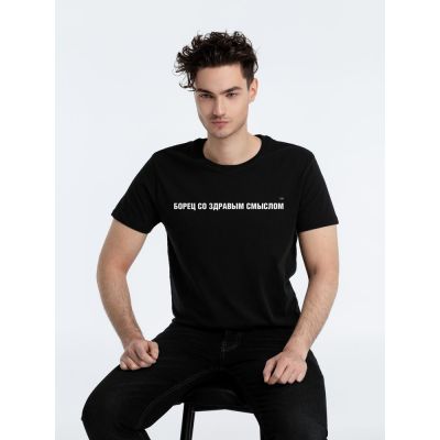 Футболка «Борец», черная-0