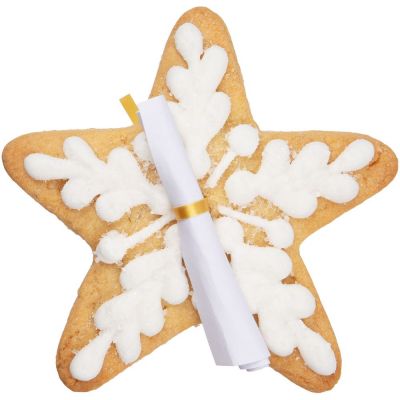 Новогоднее печенье с предсказанием «Снежинка»-0