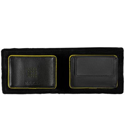 Кошелек Partinico, черный с желтым-2