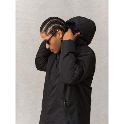 Куртка-парка унисекс Reverse, черная-9