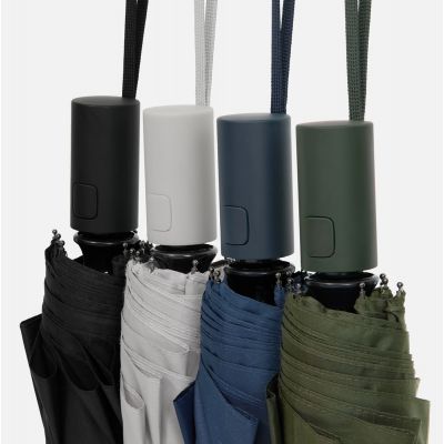 Зонт складной Cloudex, черный-7