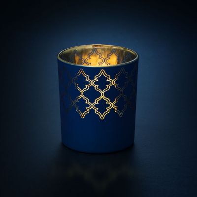 Подсвечник King, темно-синий-3