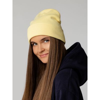 Шапка Real Talk, светло-желтая (нарцисс)-3