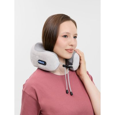 Дорожная подушка-массажер inRelax, ver.2, серая-7
