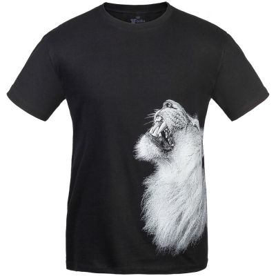 Футболка Like a Lion, черная-0