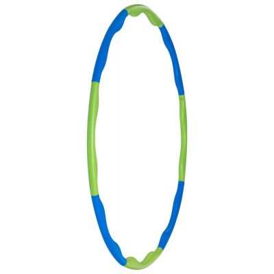 Обруч массажный Hula Hoop, сине-зеленый-0