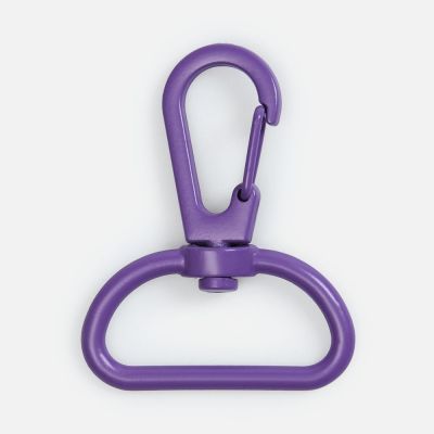 Застежка-карабин Snap Hook, L, фиолетовая-0