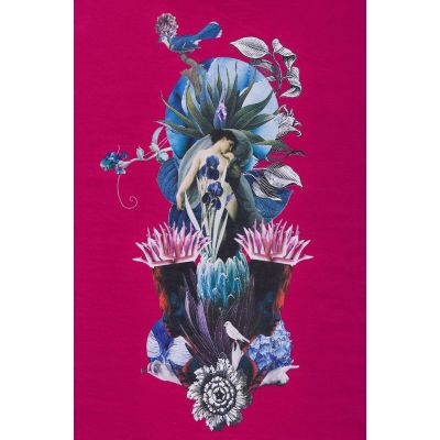 Футболка женская Beauty Sleep, ярко-розовая (фуксия)-1