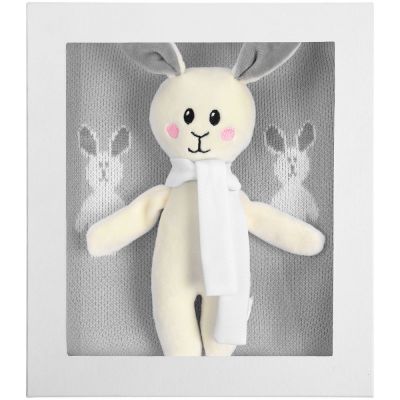 Набор детский с зайками Beastie Toys, серый-1