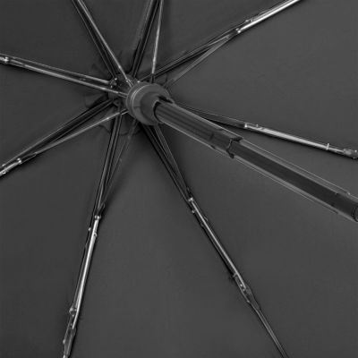 Зонт складной Carbonsteel Magic, черный-3