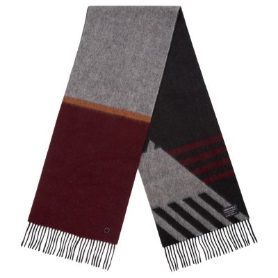 Шарф Charming, коричневый с оранжевым-0