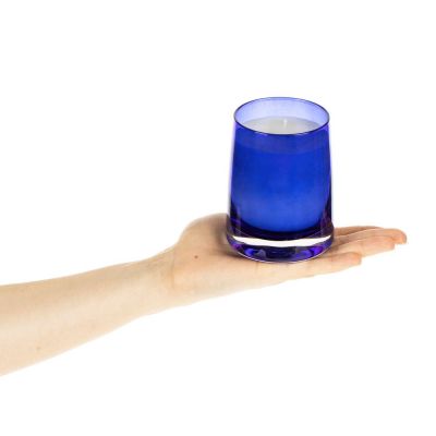 Ароматическая свеча Fragnola, пряная древесина и кардамон, темно-синяя-1