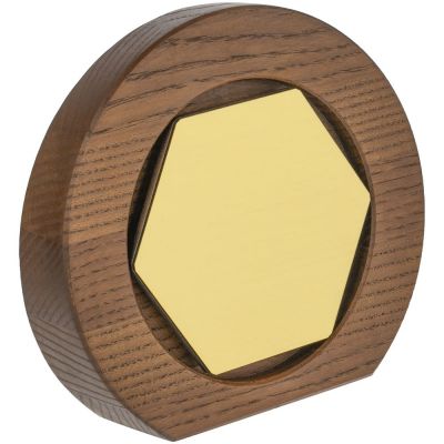 Стела Constanta Dark, с золотистым шестигранником-0