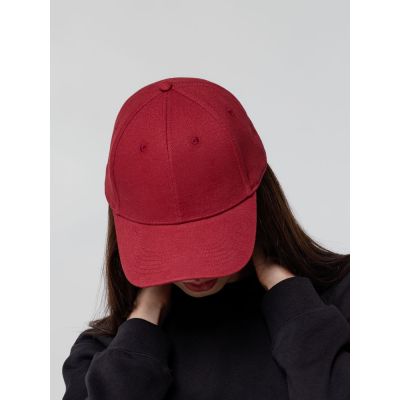 Бейсболка Hillside, бордовая-8
