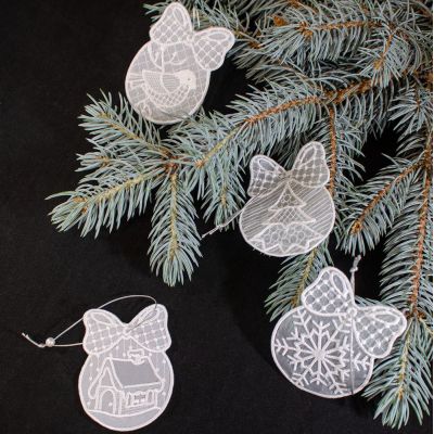 Набор подвесок «Зимние узоры»-0