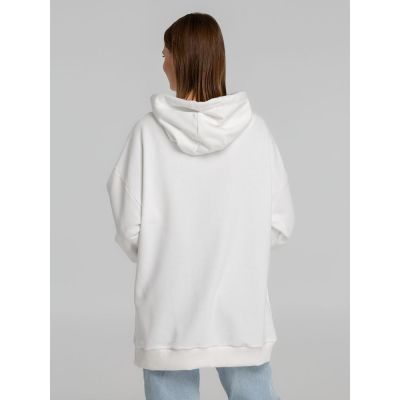 Худи оверсайз «Покажи мне свою душу», молочно-белое-2