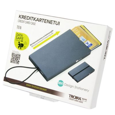 Футляр для карт Ten, черный-3