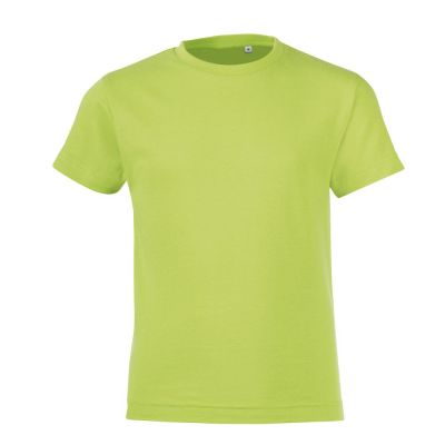 Футболка детская Regent Fit Kids, зеленое яблоко-0