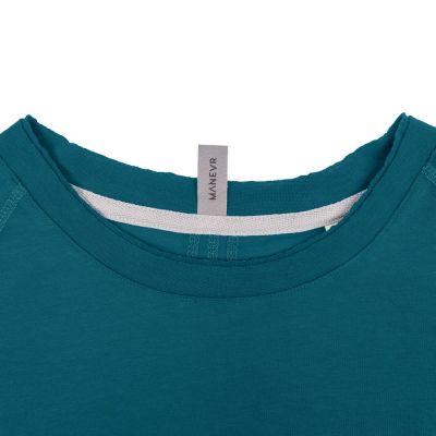 Футболка унисекс Vozduh 1.0, темно-бирюзовая-3