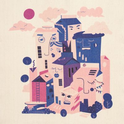 Холщовая сумка «Йогуртбург», неокрашенная-3