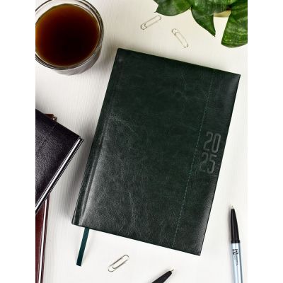 Ежедневник Baza, датированный, зеленый-2