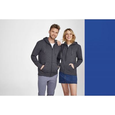 Толстовка мужская на молнии с капюшоном Seven Men, черная-4