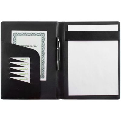 Папка для конференций Signature, черная-3