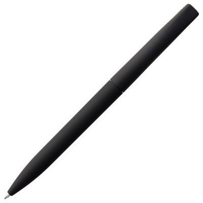 Ручка шариковая Pin Soft Touch, черная-3