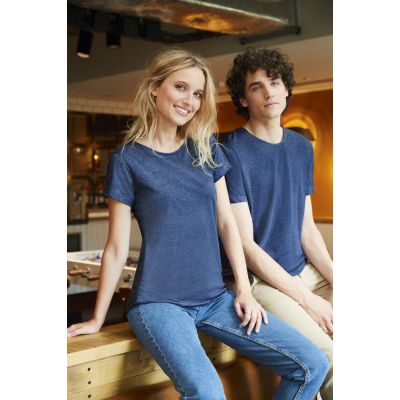 Футболка женская Mixed Women голубой меланж-5