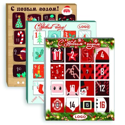 Шоколадный адвент-календарь Festa Mini на заказ-0