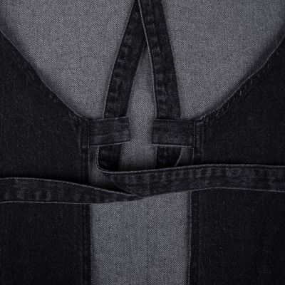 Фартук джинсовый E2, черный-6