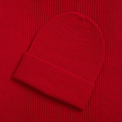 Шарф Nobilis Mono, красный-3