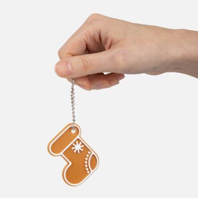 Мини-подвеска «Пряник», 3D-печать на заказ, носочек-1