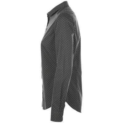 Рубашка женская Becker Women, темно-серая с белым-2