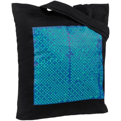 Холщовая сумка Big Data, черная-1