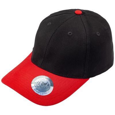 Бейсболка Ben Loyal, черная с красным-1