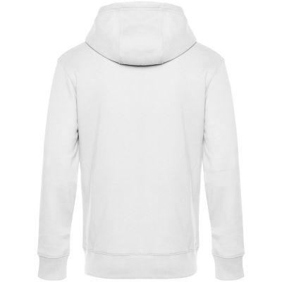 Толстовка с капюшоном унисекс King, белая-1