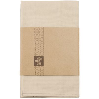 Набор кухонных полотенец Keep Palms, бежевый-3