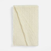 Плед Braidera, белый (молочный)