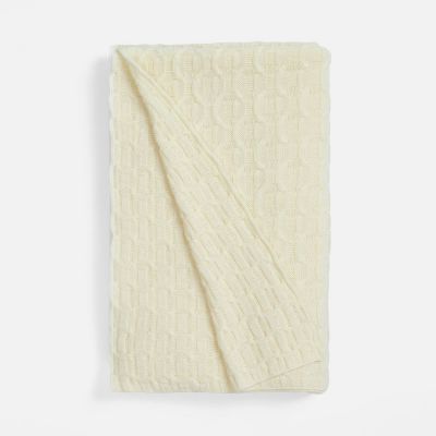 Плед Braidera, белый (молочный)-0