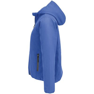 Куртка софтшелл с капюшоном женская Falcon Women, ярко-синяя (royal)-2