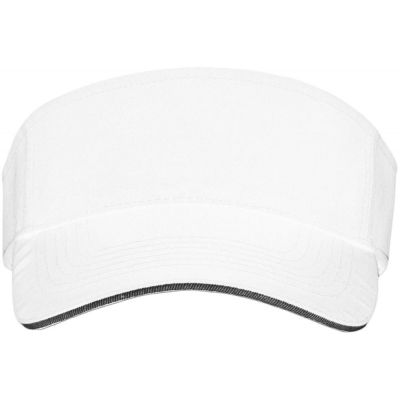 Козырек Ace, белый с черным-2