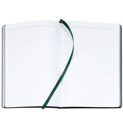 Ежедневник Bookmark, недатированный, черный с зеленым-6