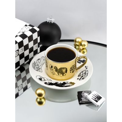 Чайная пара «Время чудес», золотистая-6