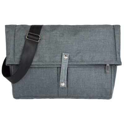 Сумка для ноутбука 2 в 1 twoFold, серая с темно-серым-2