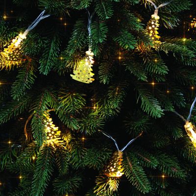 Светодиодная гирлянда Golden Lights, золотистая-5